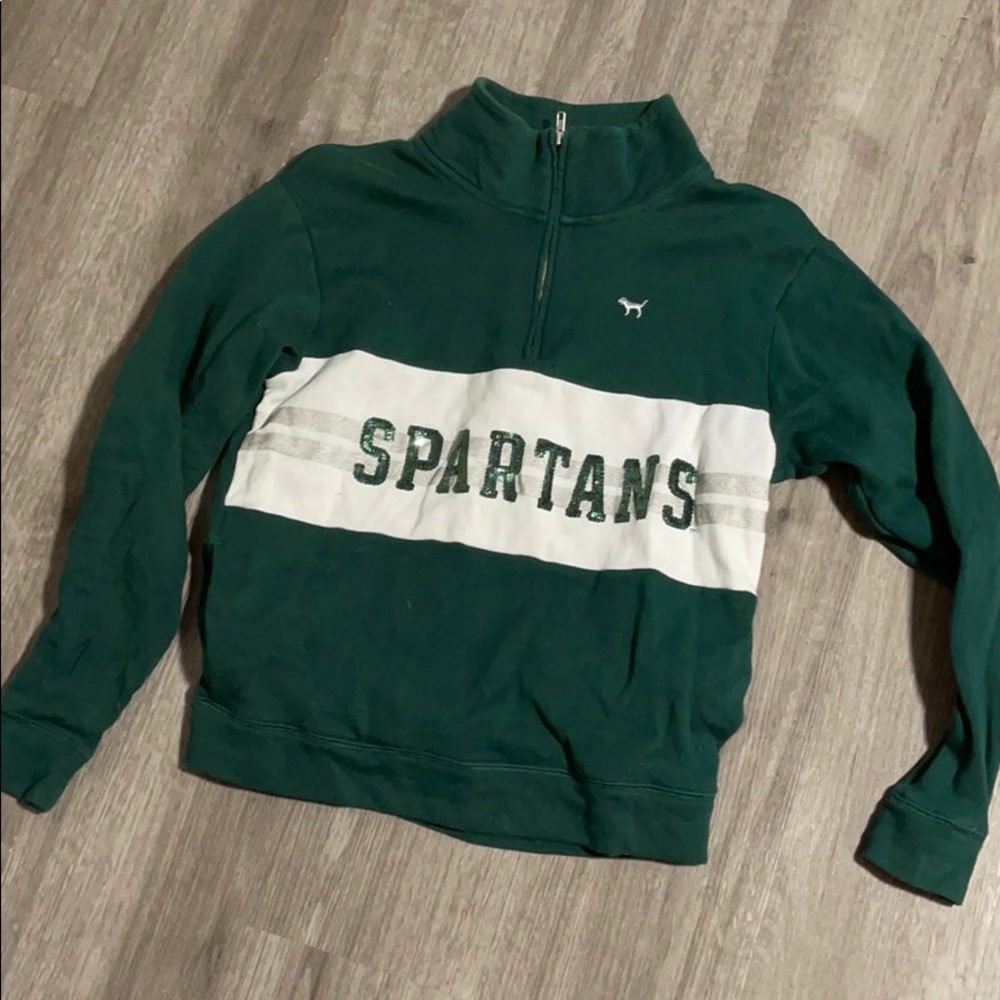 Pink Victoria secret Michigan state university